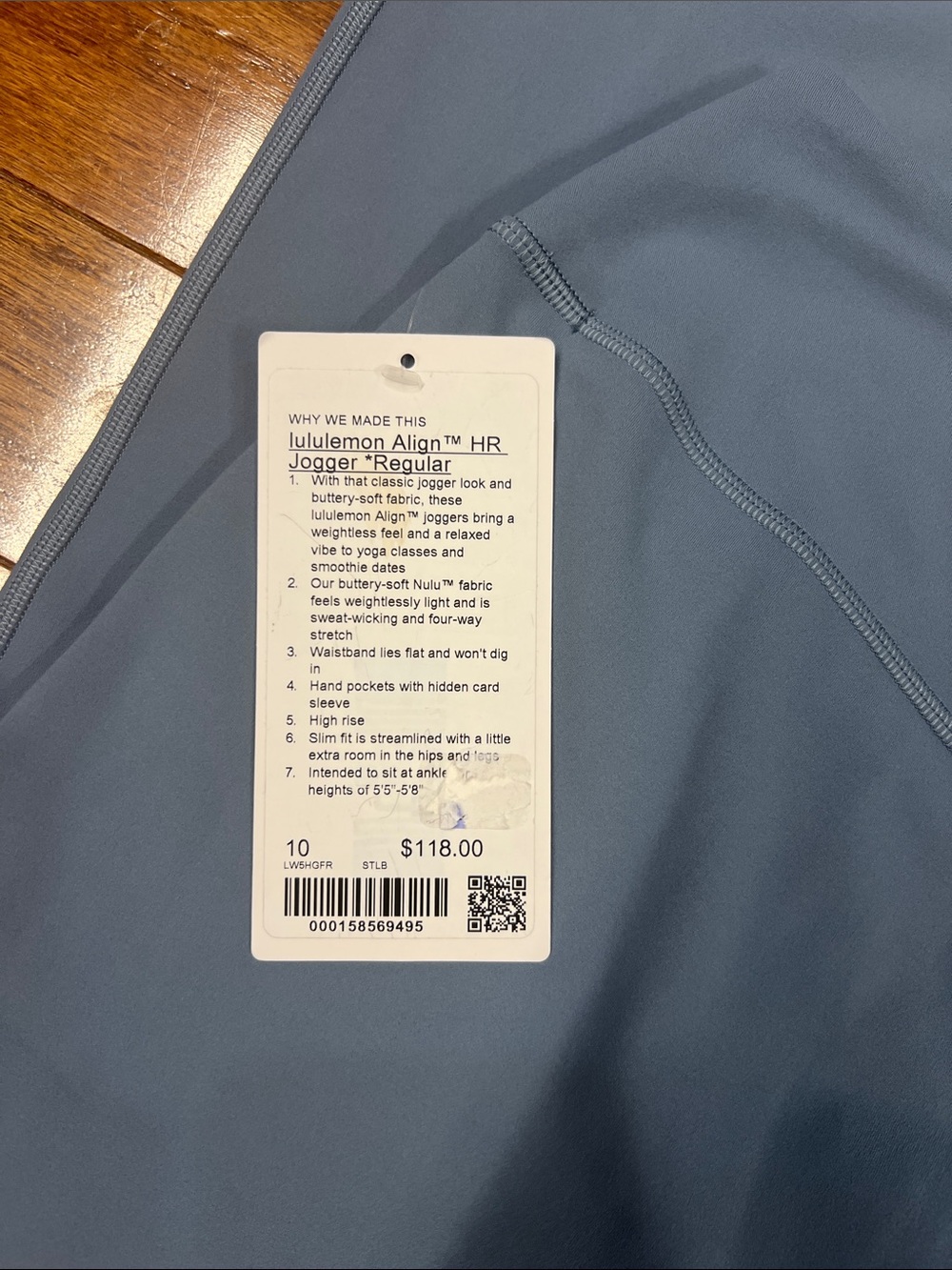 41. Lululemon Align High-Rise Jogger *Regular
Steel Blue NWT - Picture 3 of 9